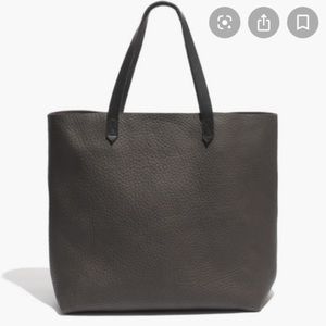 Madewell Pebbled Grey Transport Tote